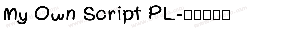 My Own Script PL字体转换